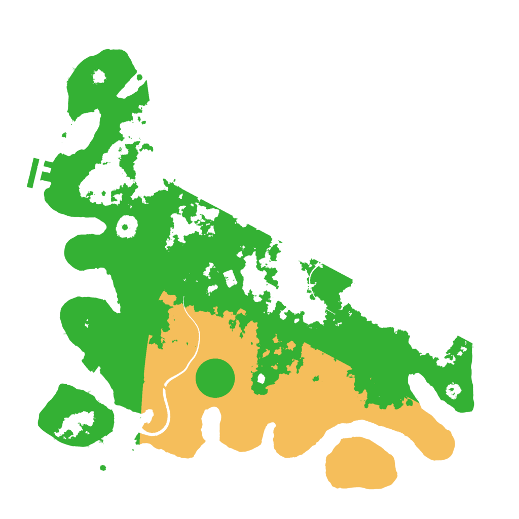 Biome Rust Map: Procedural Map, Size: 3500, Seed: 643219846