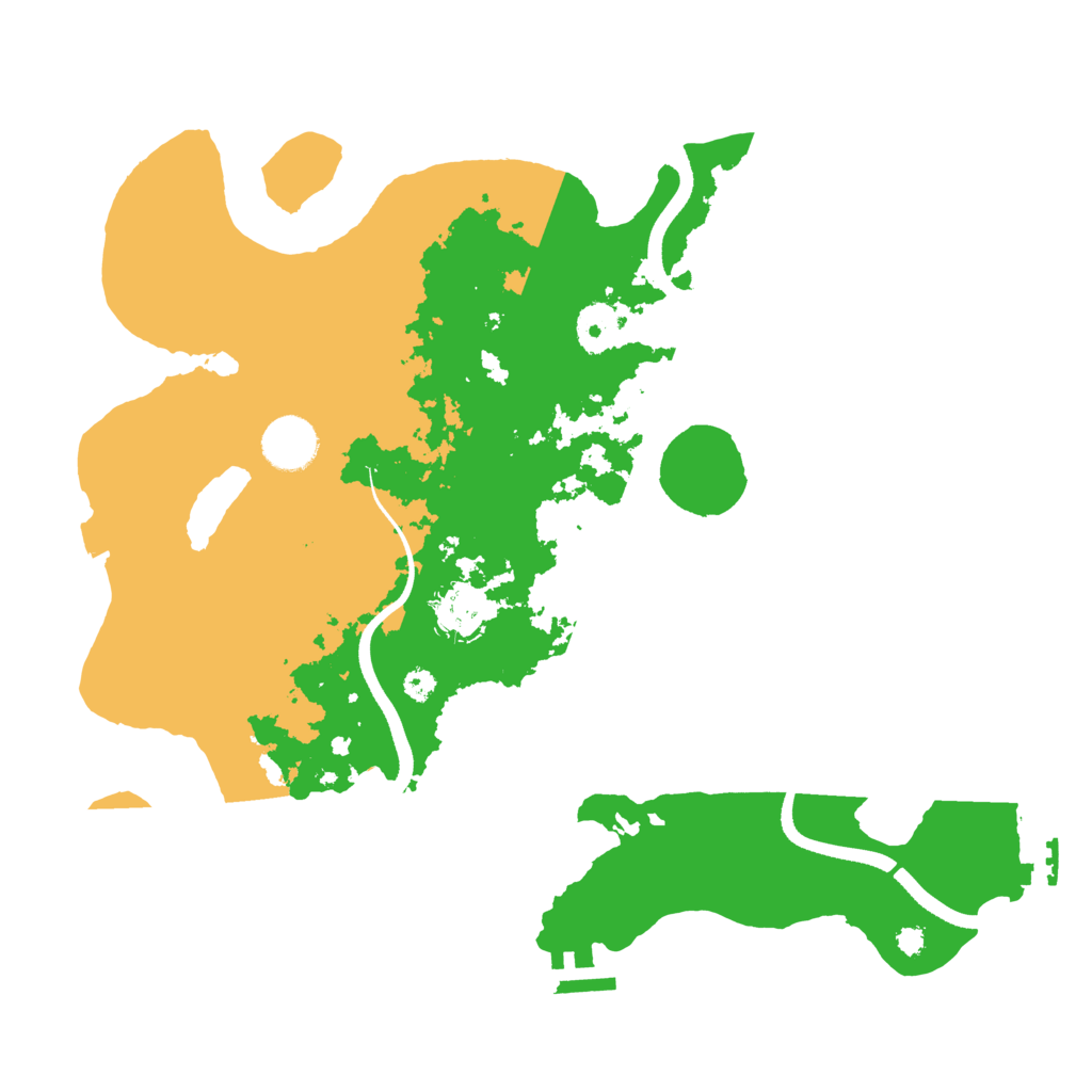 Biome Rust Map: Procedural Map, Size: 3500, Seed: 700360444