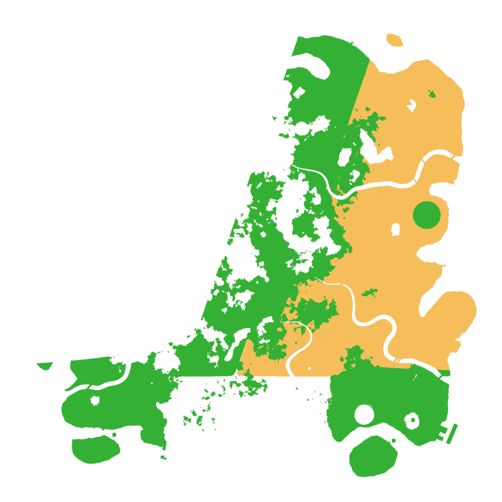 Biome Rust Map: Procedural Map, Size: 4800, Seed: 6894502