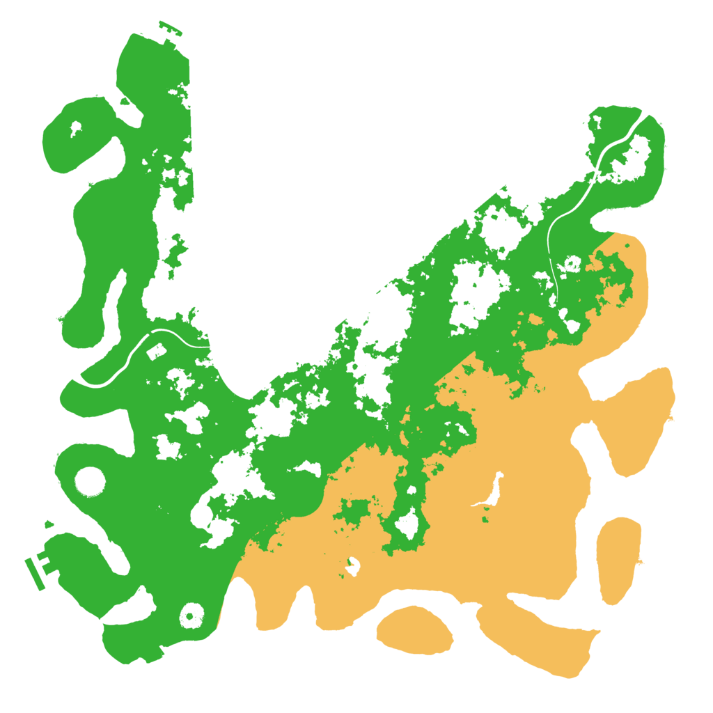 Biome Rust Map: Procedural Map, Size: 4200, Seed: 822803123