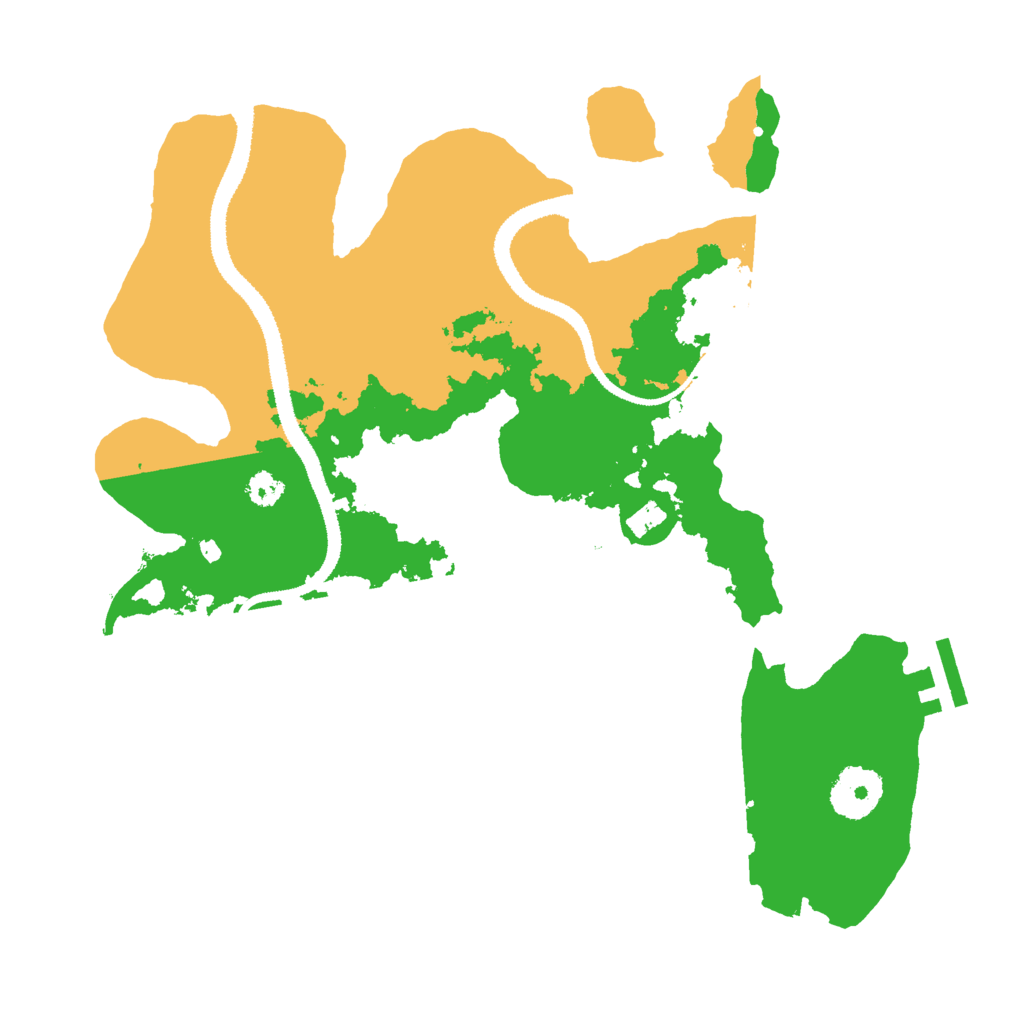 Biome Rust Map: Procedural Map, Size: 3000, Seed: 2125211175