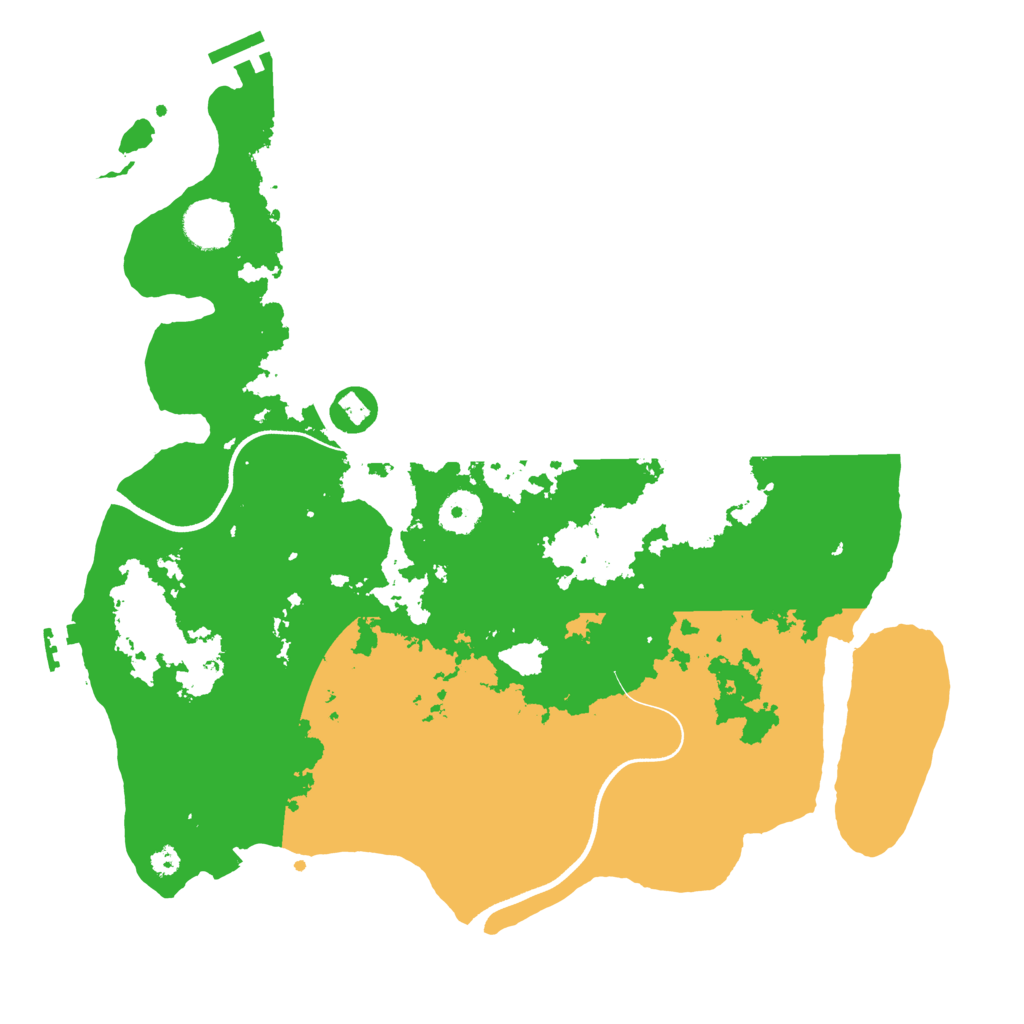 Biome Rust Map: Procedural Map, Size: 3600, Seed: 1365798292