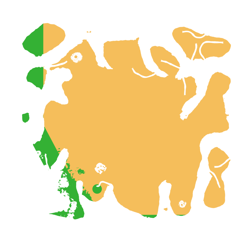 Biome Rust Map: Procedural Map, Size: 3500, Seed: 8994