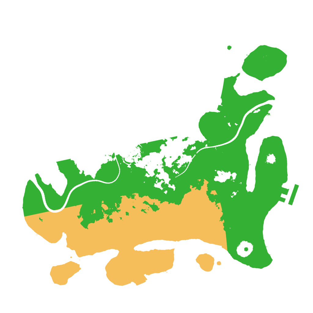 Biome Rust Map: Procedural Map, Size: 3000, Seed: 439876134