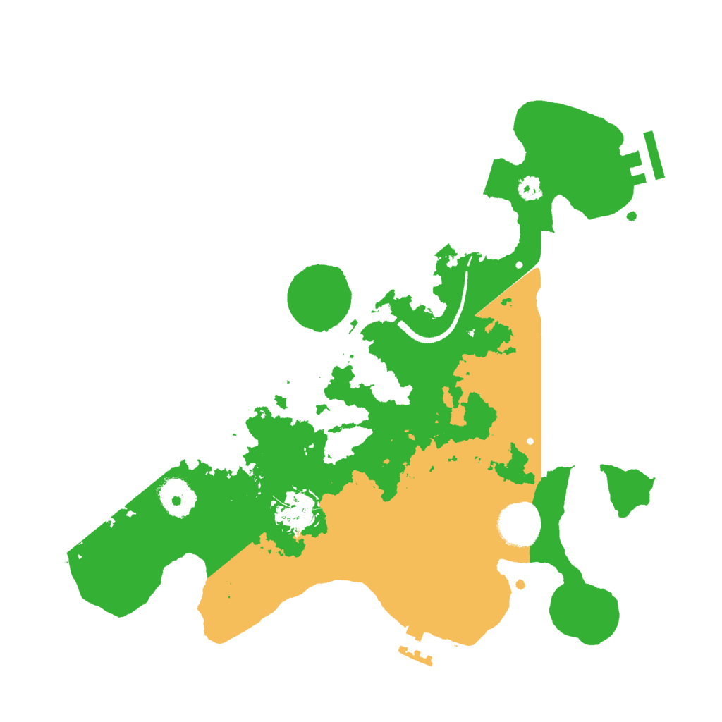 Biome Rust Map: Procedural Map, Size: 3000, Seed: 1765236398
