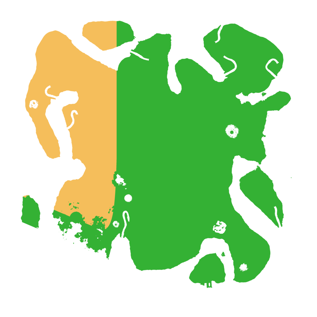 Biome Rust Map: Procedural Map, Size: 3700, Seed: 2000370540