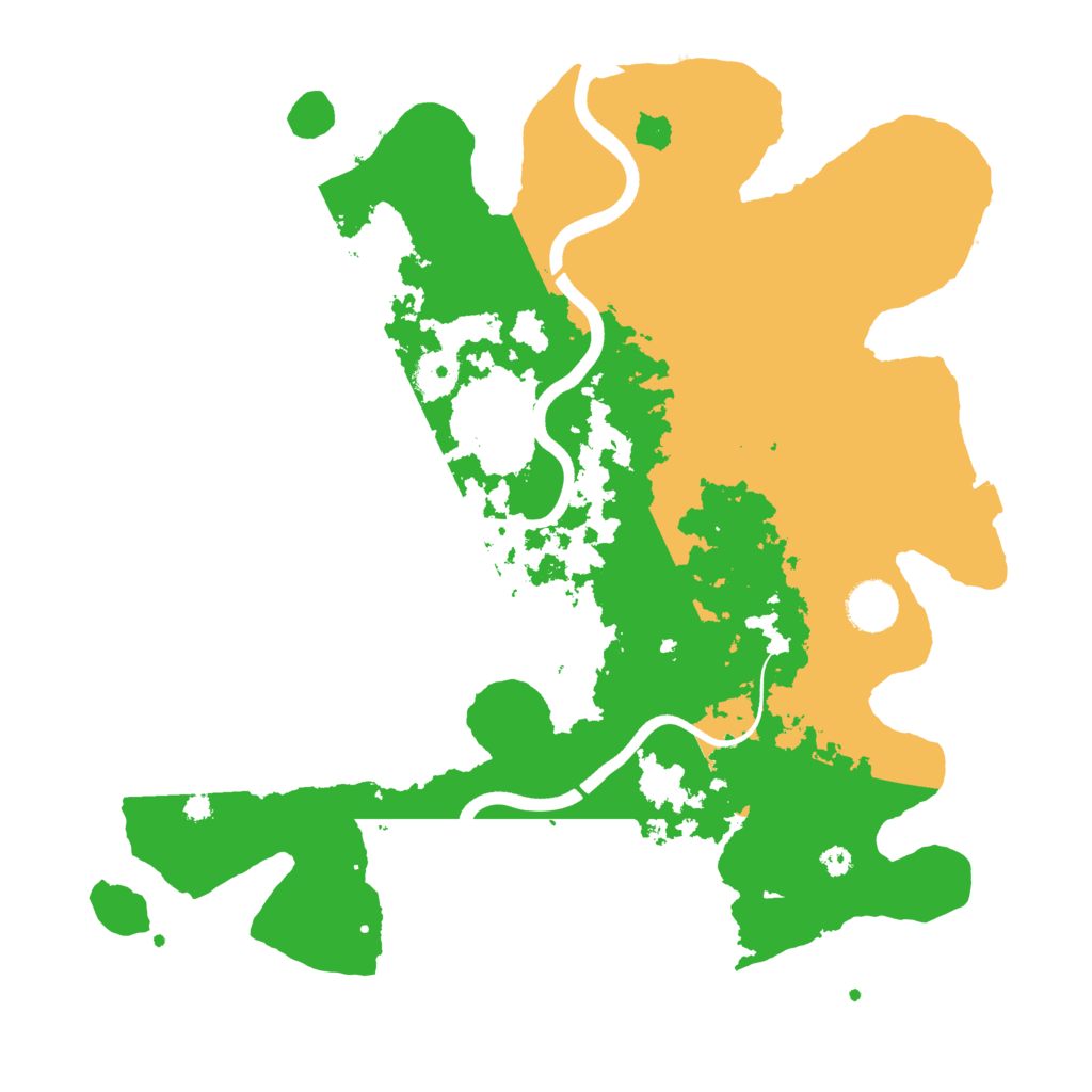 Biome Rust Map: Procedural Map, Size: 3700, Seed: 2877231