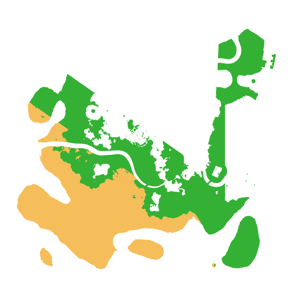Biome Rust Map: Procedural Map, Size: 3000, Seed: 807666