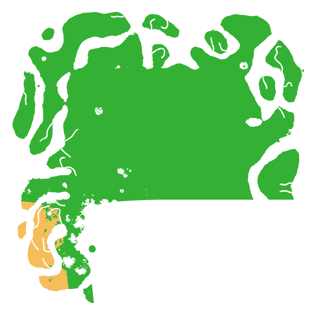 Biome Rust Map: Procedural Map, Size: 6000, Seed: 16543197