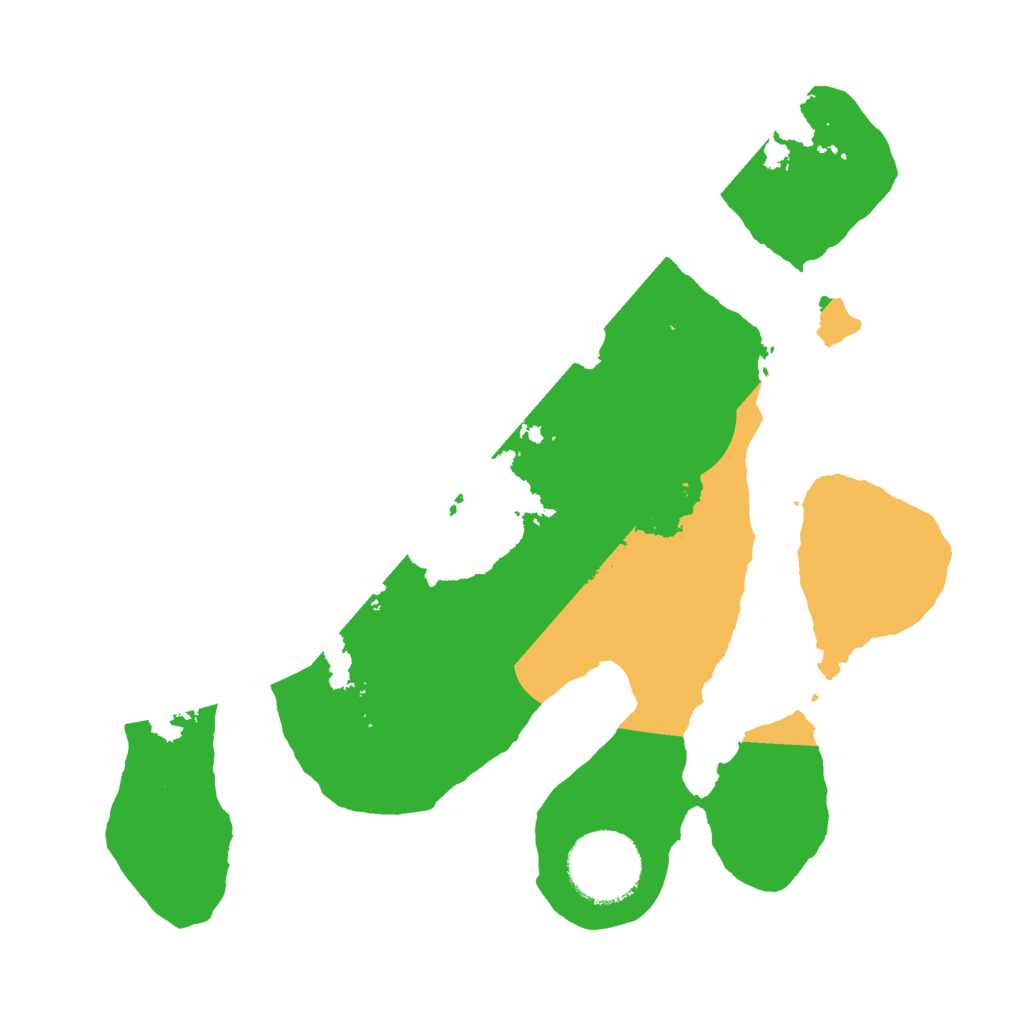 Biome Rust Map: Barren, Size: 2500, Seed: 111833