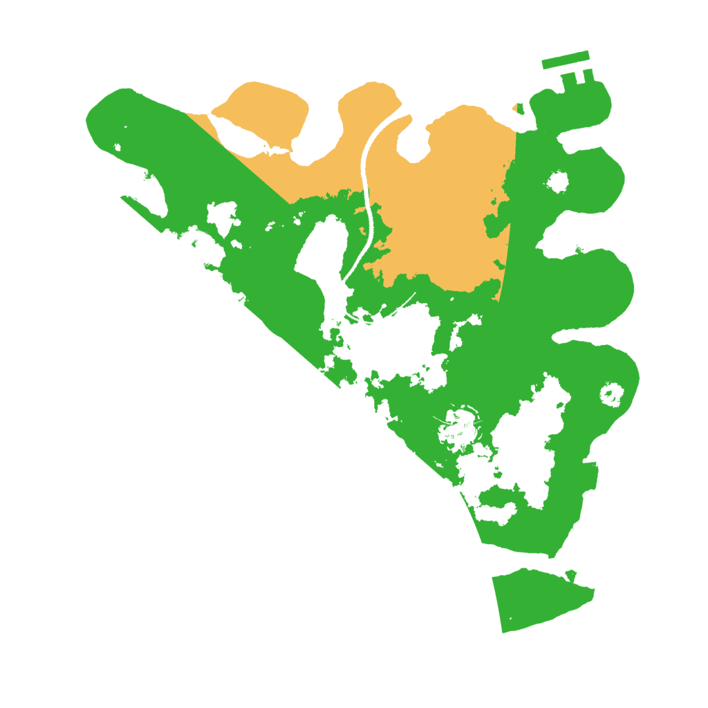 Biome Rust Map: Procedural Map, Size: 3000, Seed: 872516178