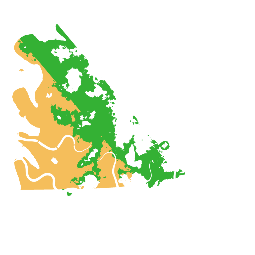 Biome Rust Map: Procedural Map, Size: 4500, Seed: 326861562