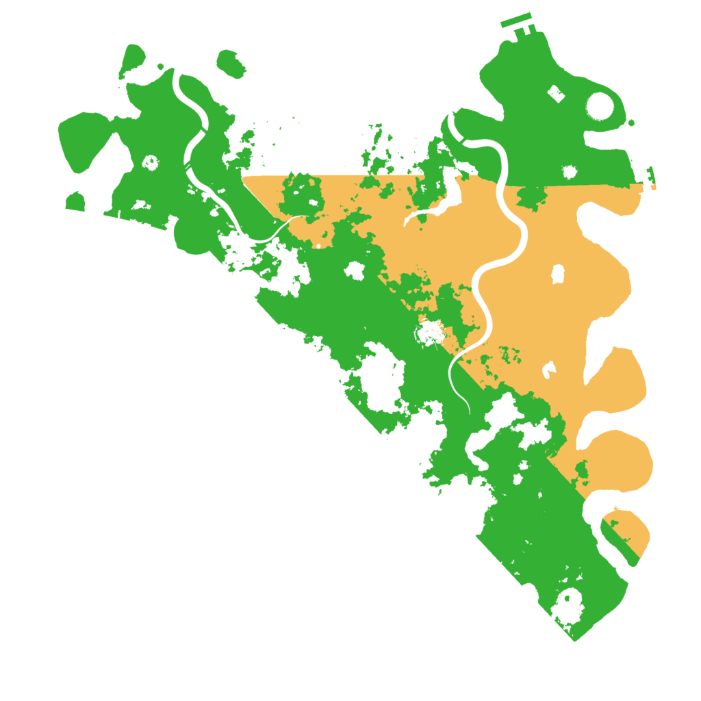 Biome Rust Map: Procedural Map, Size: 4500, Seed: 607417484