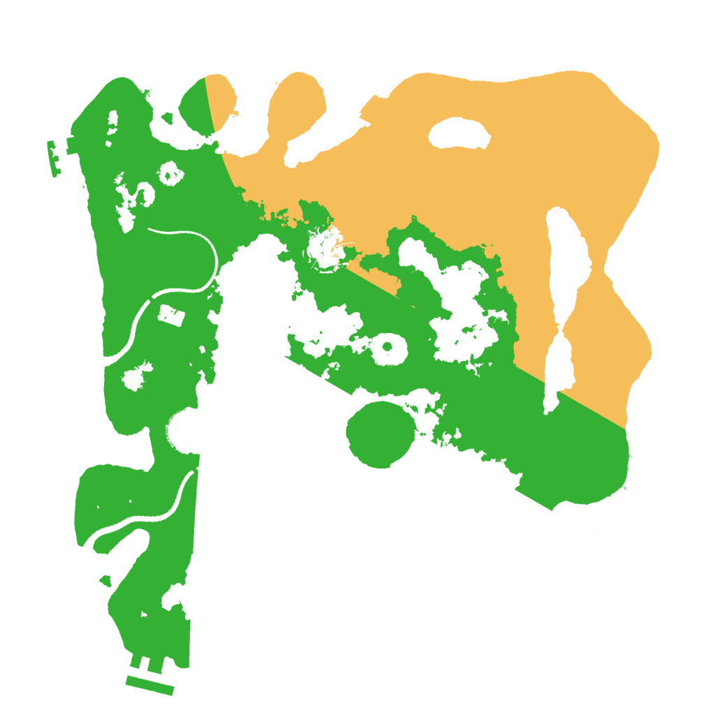 Biome Rust Map: Procedural Map, Size: 3000, Seed: 430201