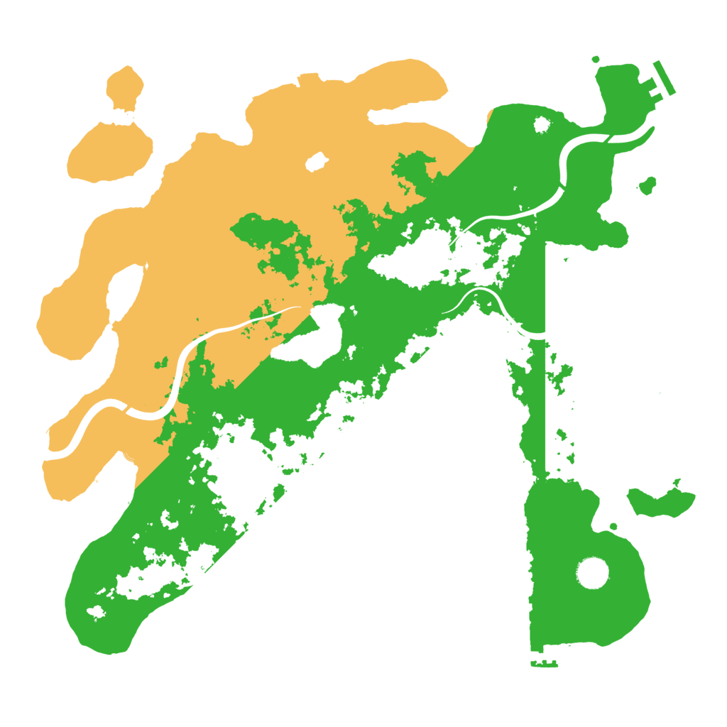 Biome Rust Map: Procedural Map, Size: 4000, Seed: 18030026