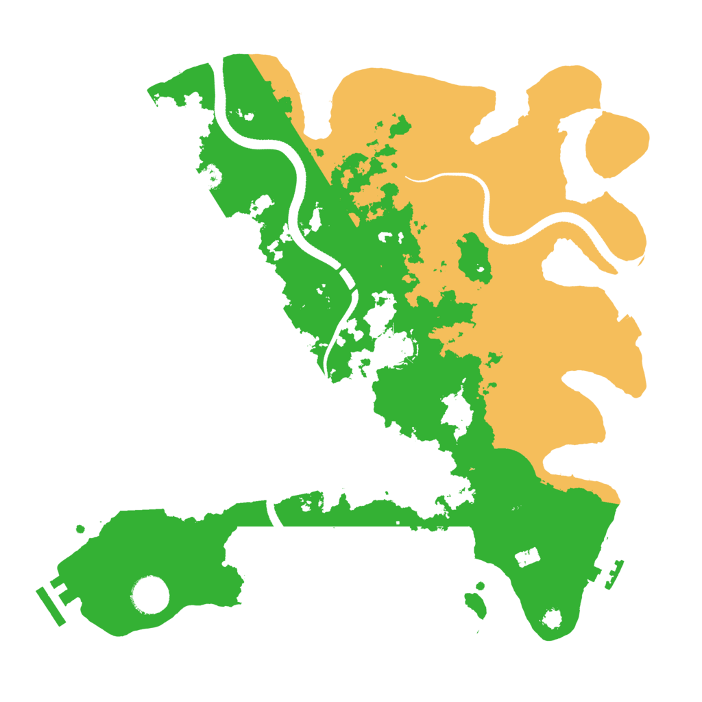 Biome Rust Map: Procedural Map, Size: 3300, Seed: 209