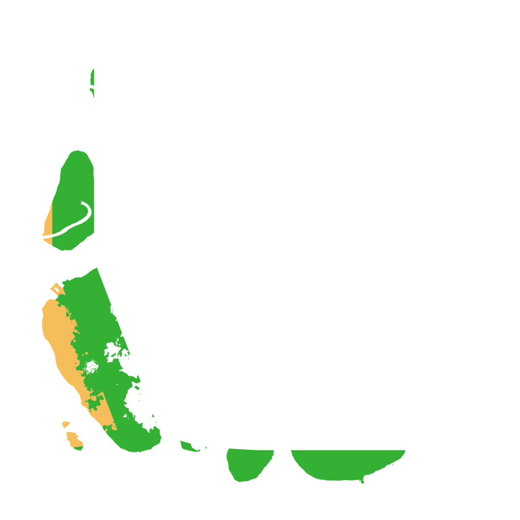 Biome Rust Map: Procedural Map, Size: 3600, Seed: 90822118