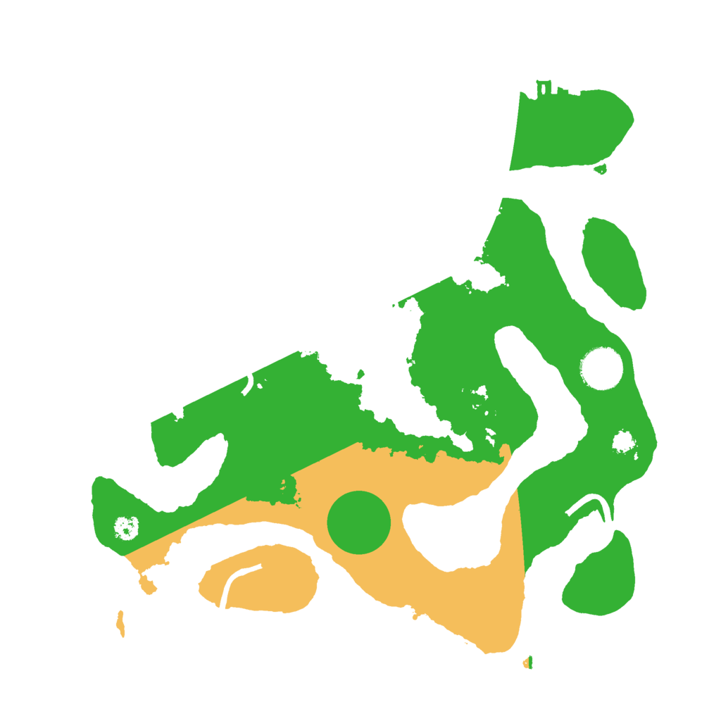 Biome Rust Map: Procedural Map, Size: 3000, Seed: 61669