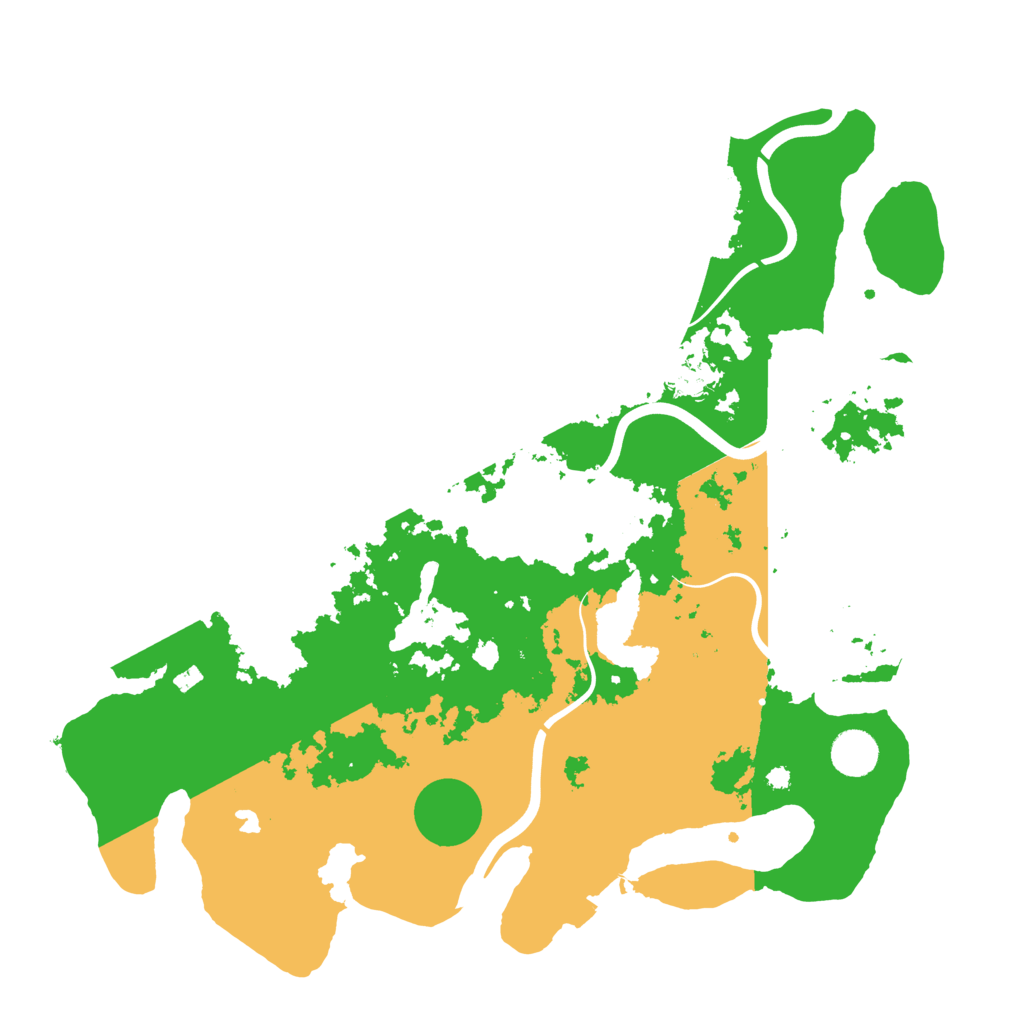 Biome Rust Map: Procedural Map, Size: 4000, Seed: 7783505