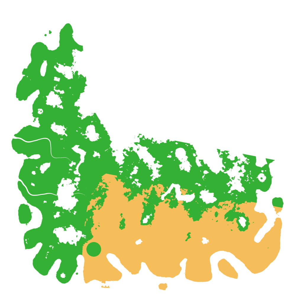 Biome Rust Map: Procedural Map, Size: 5500, Seed: 53532