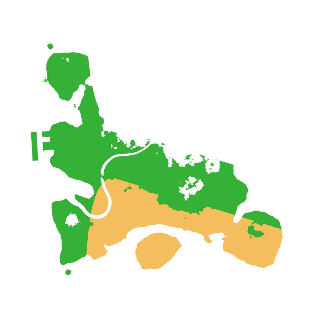 Biome Rust Map: Procedural Map, Size: 2231, Seed: 13825