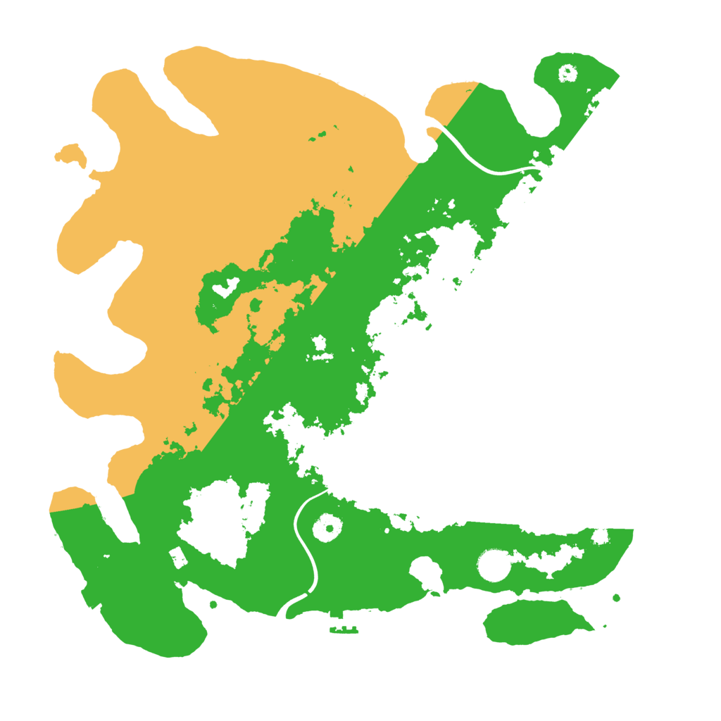 Biome Rust Map: Procedural Map, Size: 3850, Seed: 139191143
