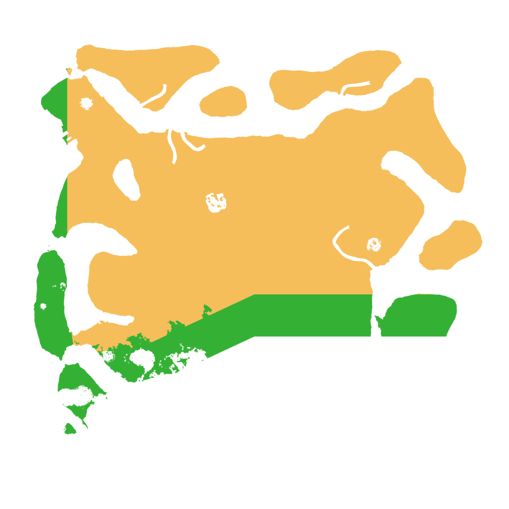 Biome Rust Map: Procedural Map, Size: 3700, Seed: 1499790343