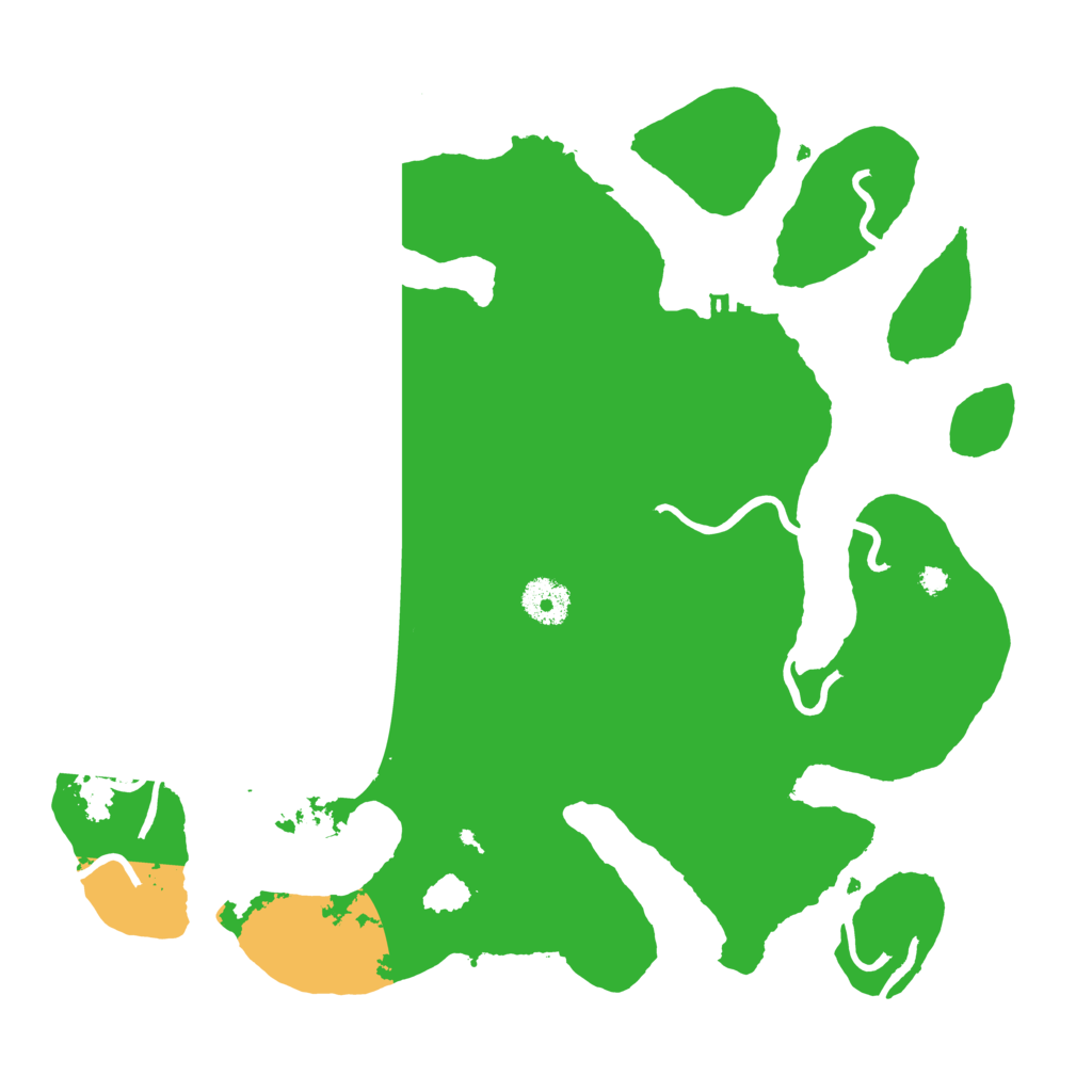 Biome Rust Map: Procedural Map, Size: 3500, Seed: 1445081166