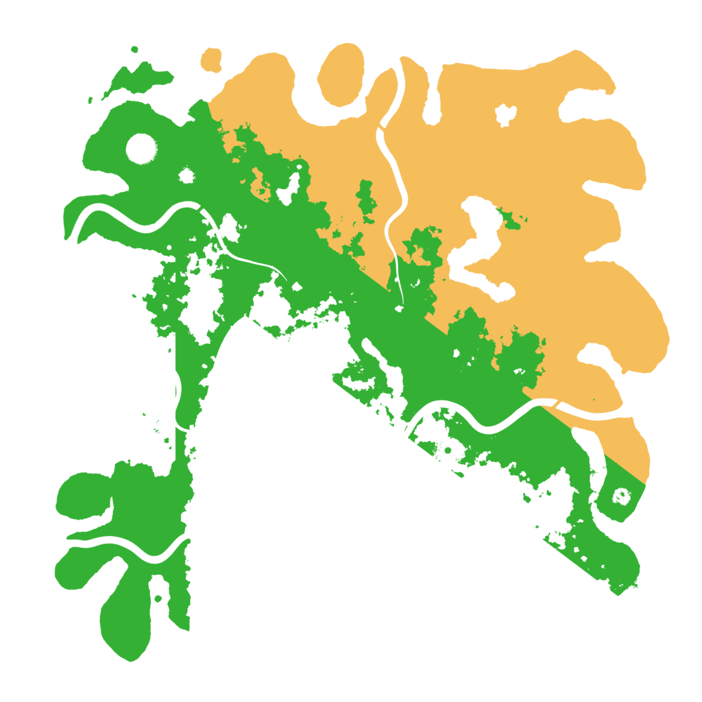 Biome Rust Map: Procedural Map, Size: 4050, Seed: 8675309