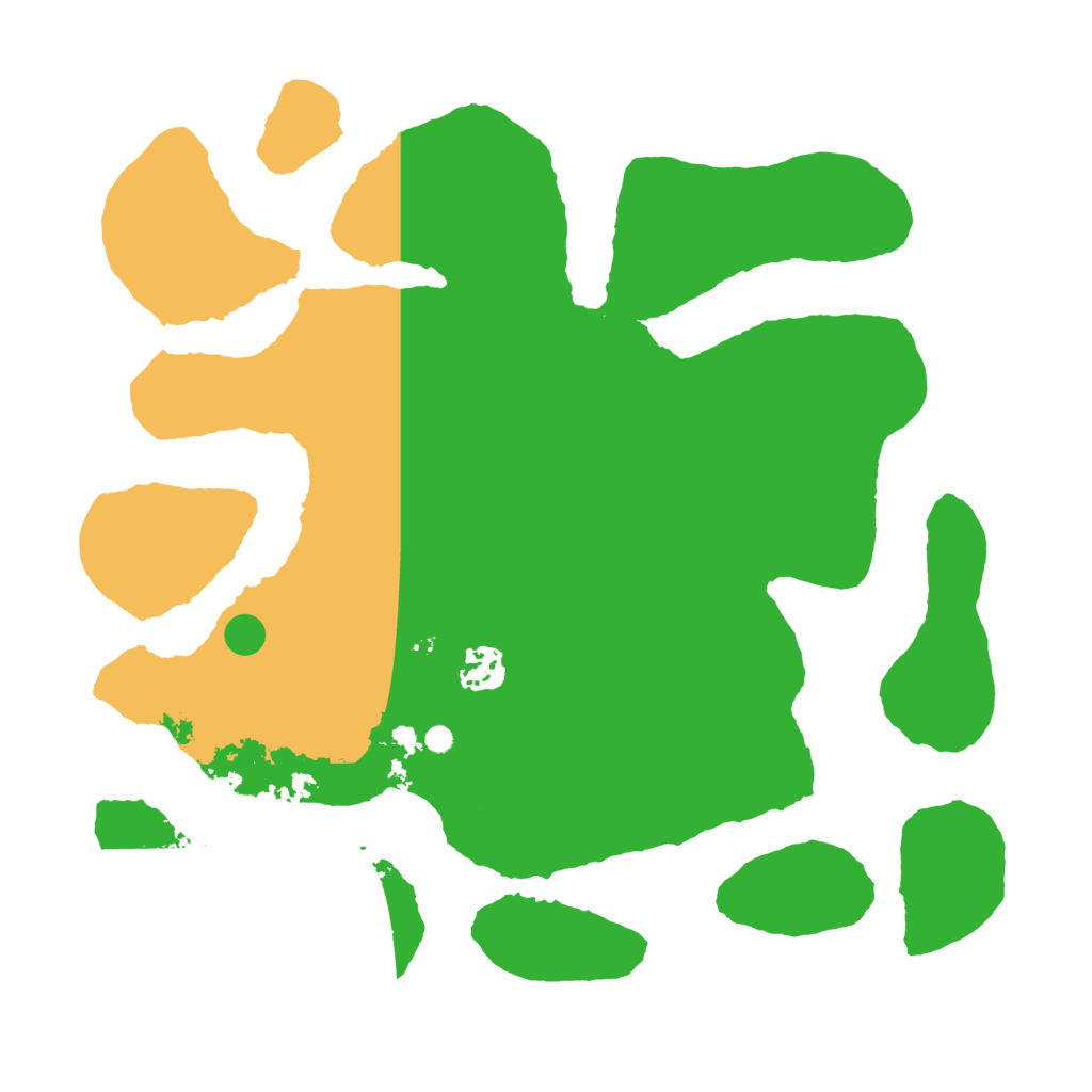 Biome Rust Map: Barren, Size: 3500, Seed: 4895003