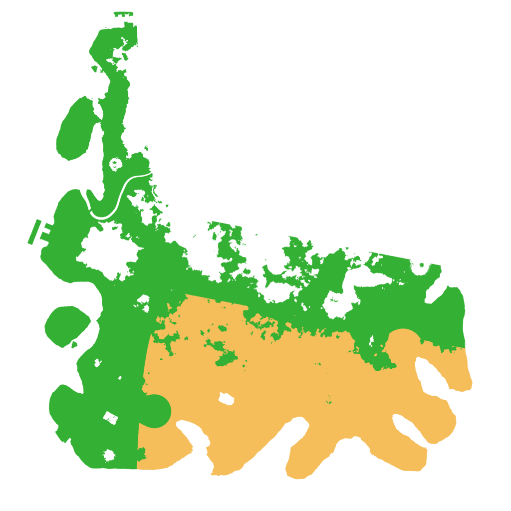 Biome Rust Map: Procedural Map, Size: 4000, Seed: 7888