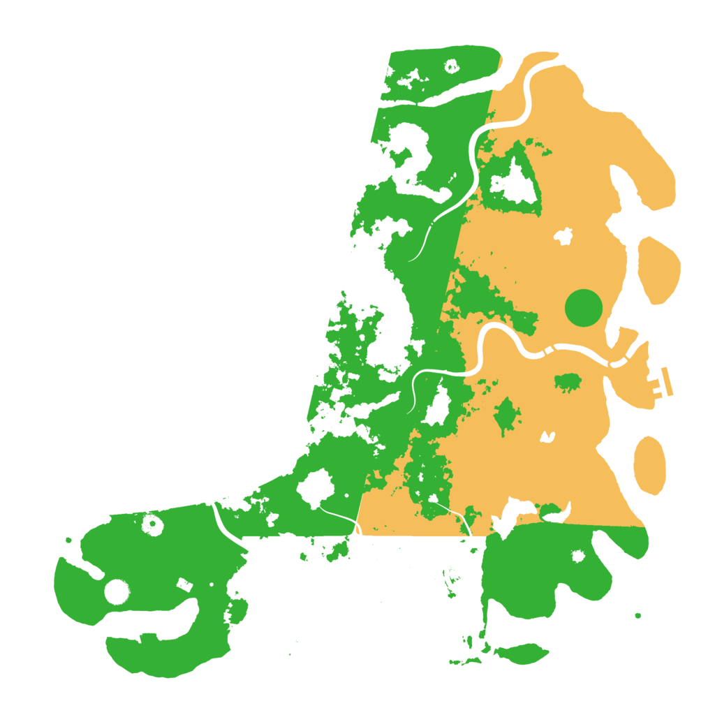 Biome Rust Map: Procedural Map, Size: 5000, Seed: 856744972