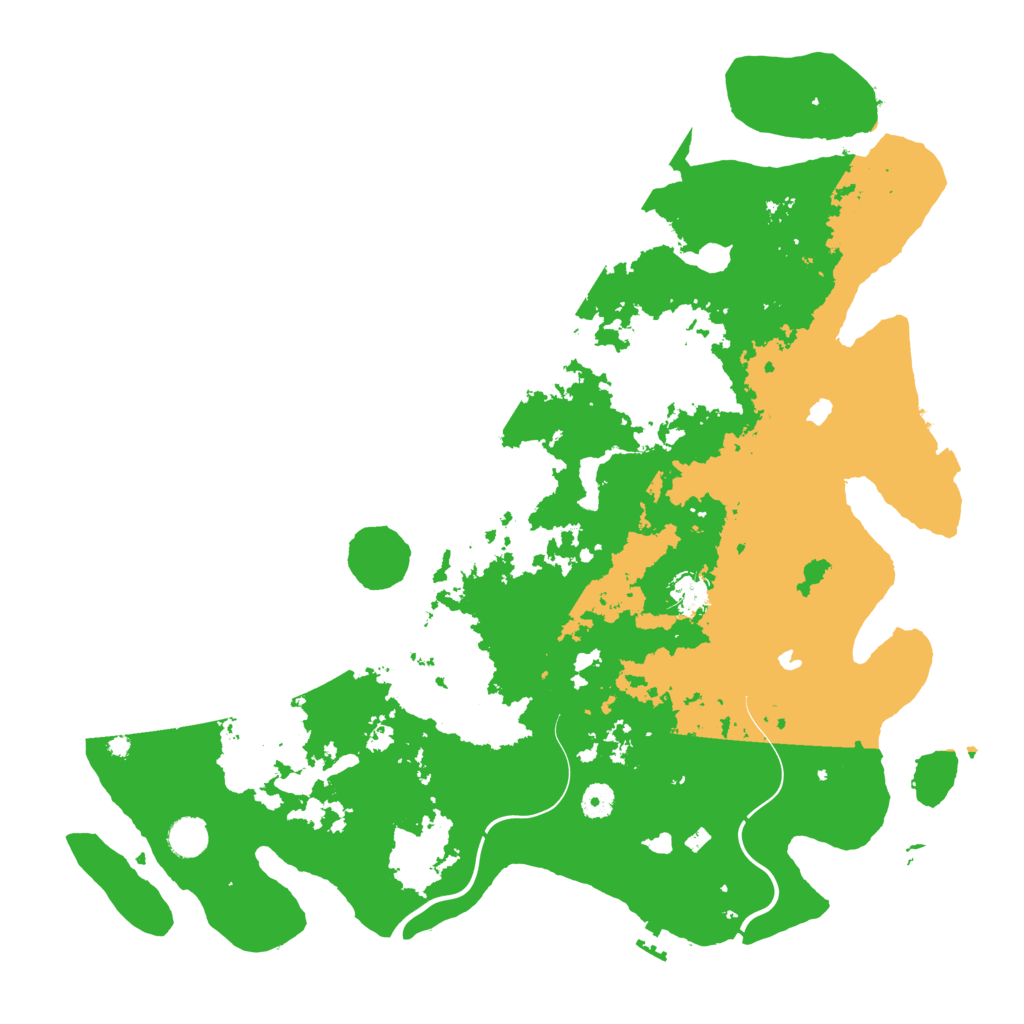 Biome Rust Map: Procedural Map, Size: 4500, Seed: 454892447