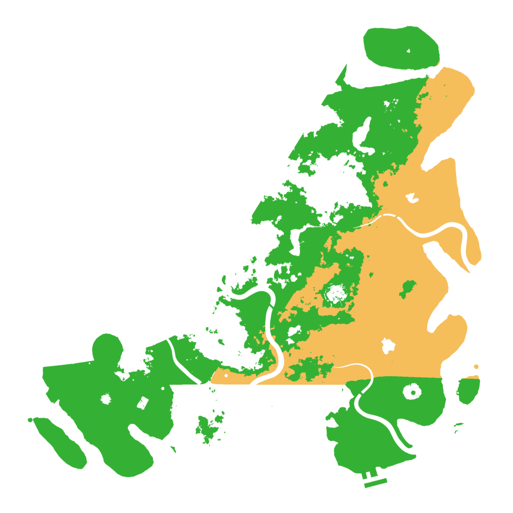 Biome Rust Map: Procedural Map, Size: 4500, Seed: 454892447