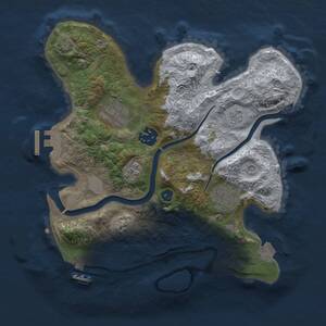 Thumbnail Rust Map: Procedural Map, Size: 2700, Seed: 9007812, 10 Monuments
