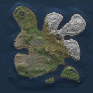 Thumbnail Rust Map: Procedural Map, Size: 2700, Seed: 9007812, 15 Monuments