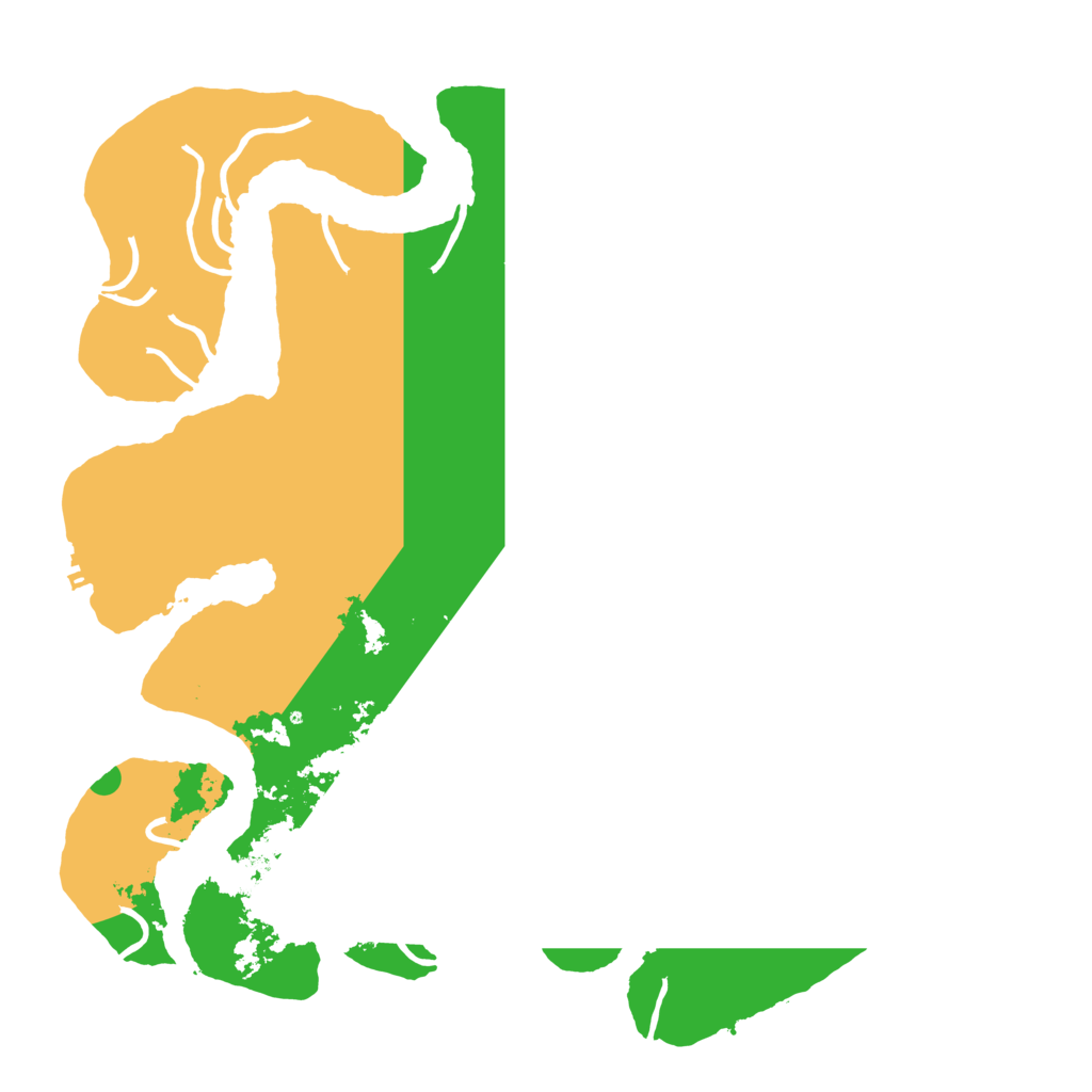 Biome Rust Map: Procedural Map, Size: 4200, Seed: 725221927