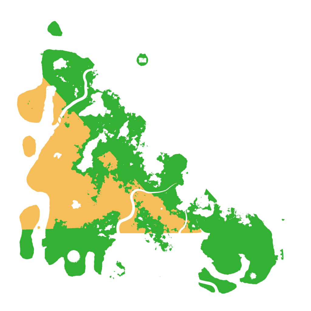 Biome Rust Map: Procedural Map, Size: 4500, Seed: 153