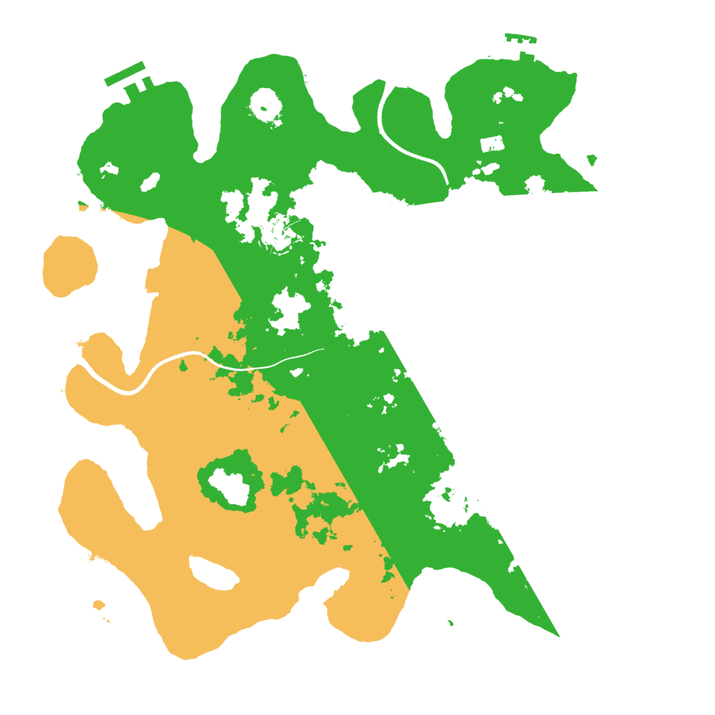 Biome Rust Map: Procedural Map, Size: 3400, Seed: 42069420