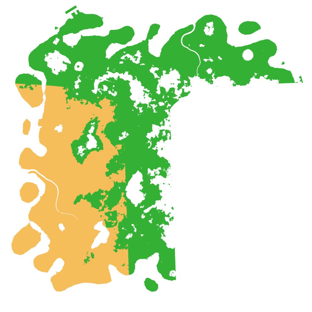 Biome Rust Map: Procedural Map, Size: 5000, Seed: 56774