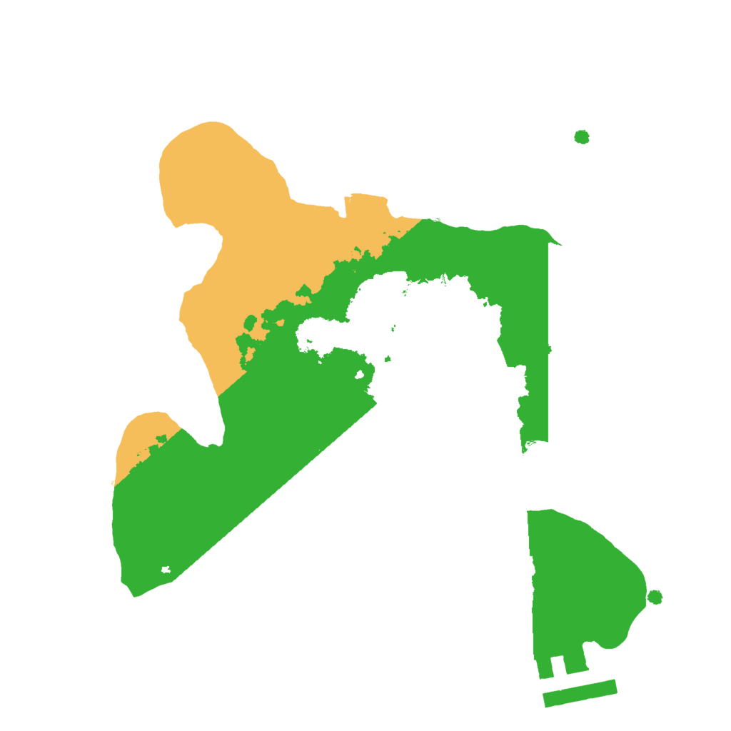 Biome Rust Map: Procedural Map, Size: 2000, Seed: 7920