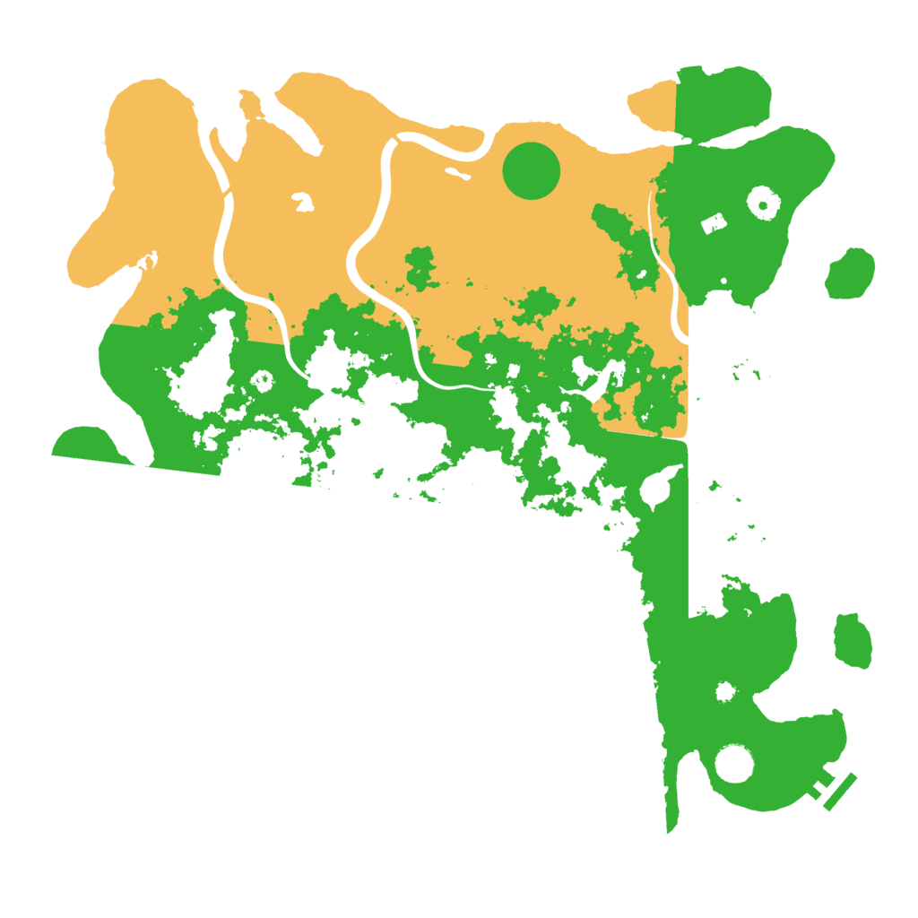 Biome Rust Map: Procedural Map, Size: 4200, Seed: 460164086