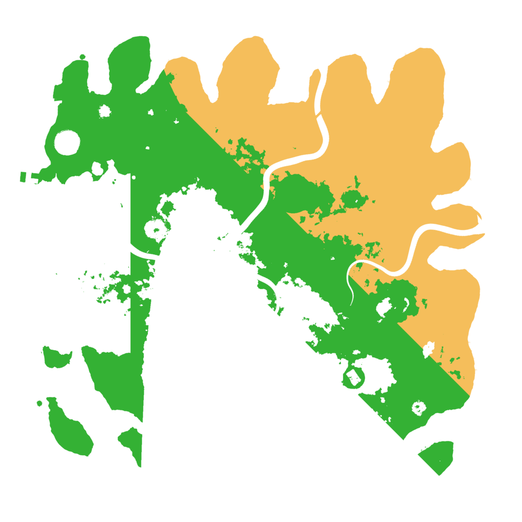 Biome Rust Map: Procedural Map, Size: 3800, Seed: 76521742