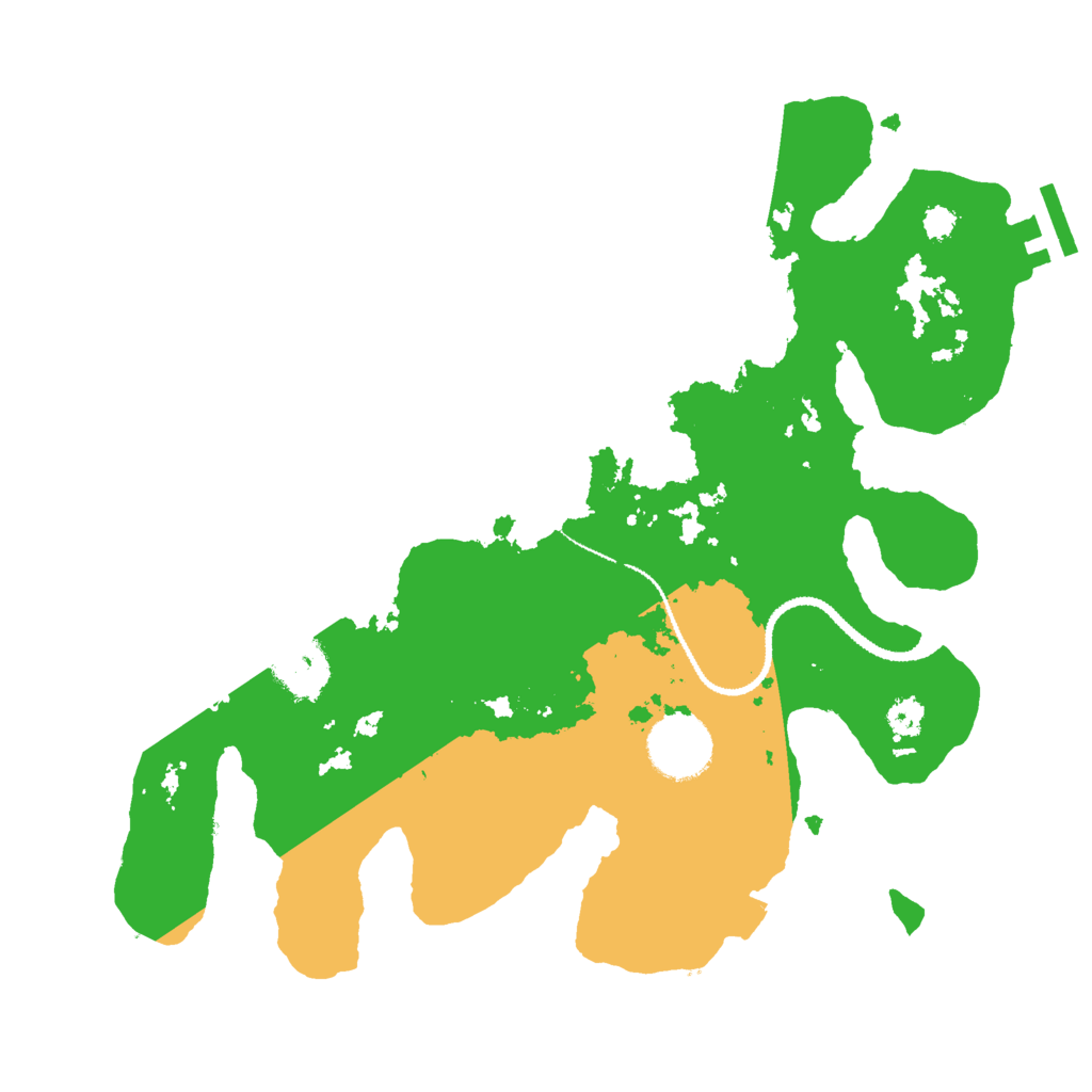 Biome Rust Map: Procedural Map, Size: 3000, Seed: 116