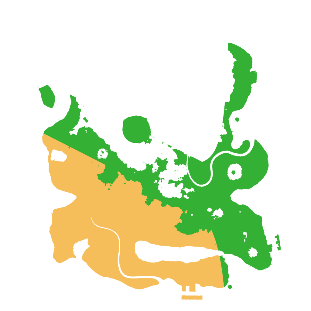 Biome Rust Map: Procedural Map, Size: 3000, Seed: 2118633292