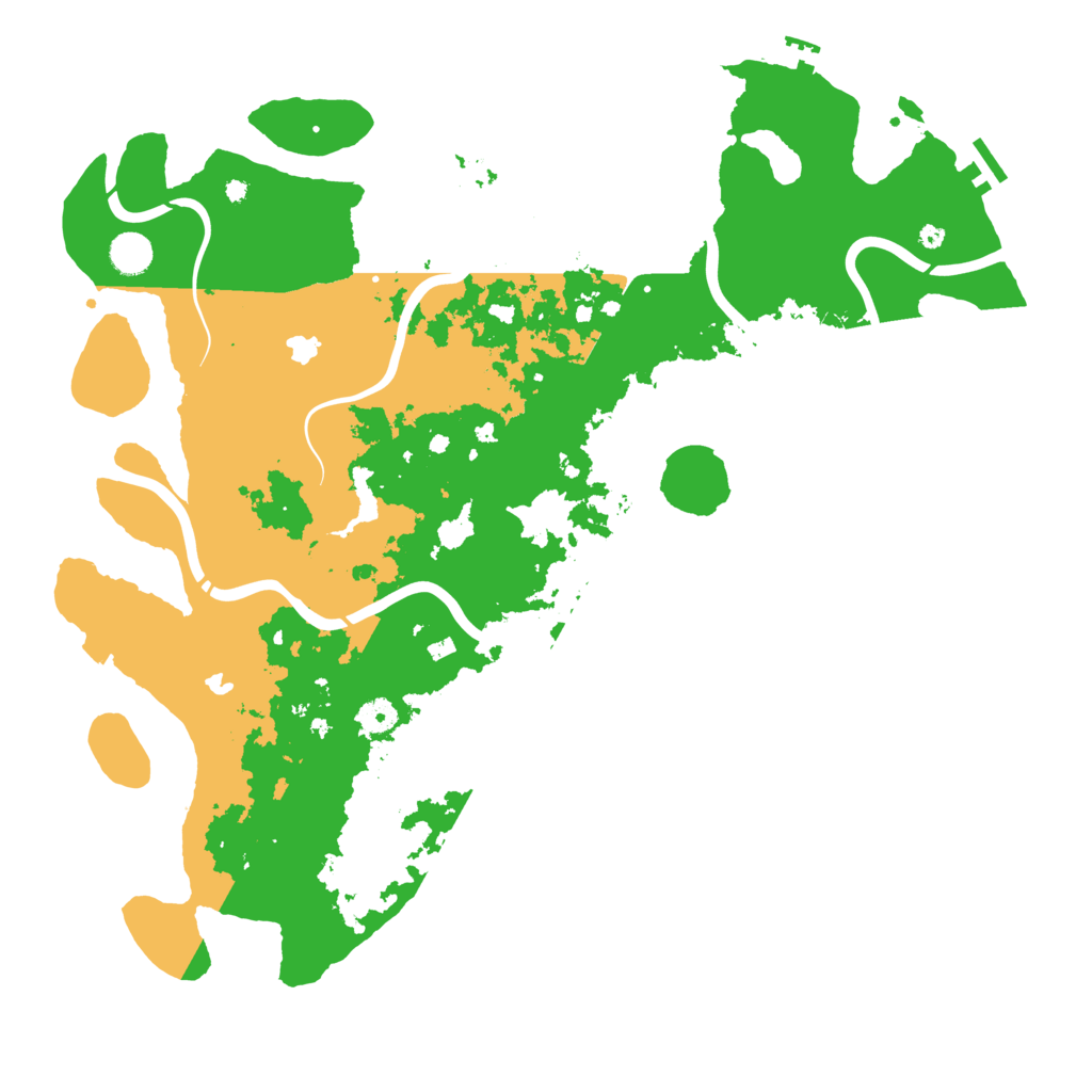 Biome Rust Map: Procedural Map, Size: 4500, Seed: 762438948