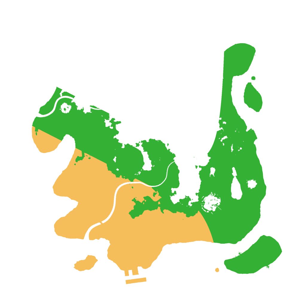 Biome Rust Map: Procedural Map, Size: 3000, Seed: 692755031