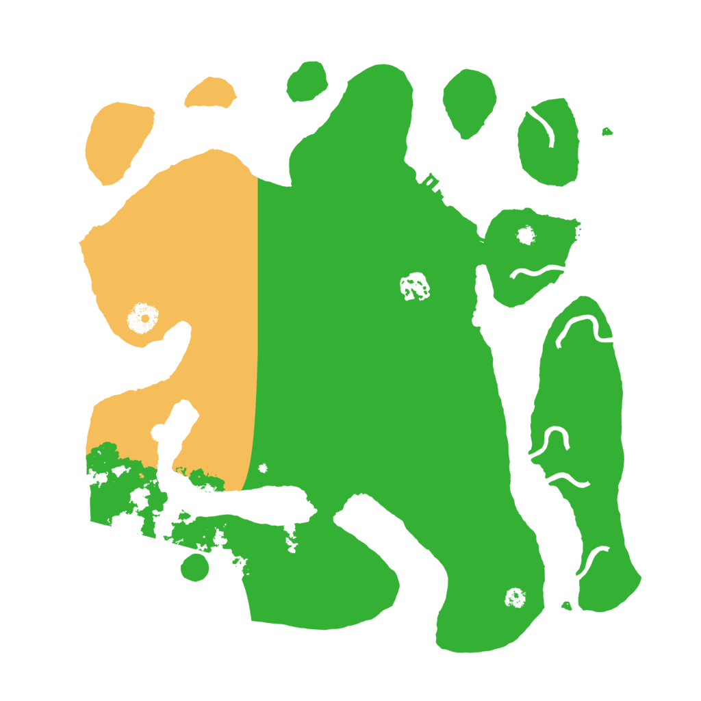 Biome Rust Map: Procedural Map, Size: 3500, Seed: 1478011817