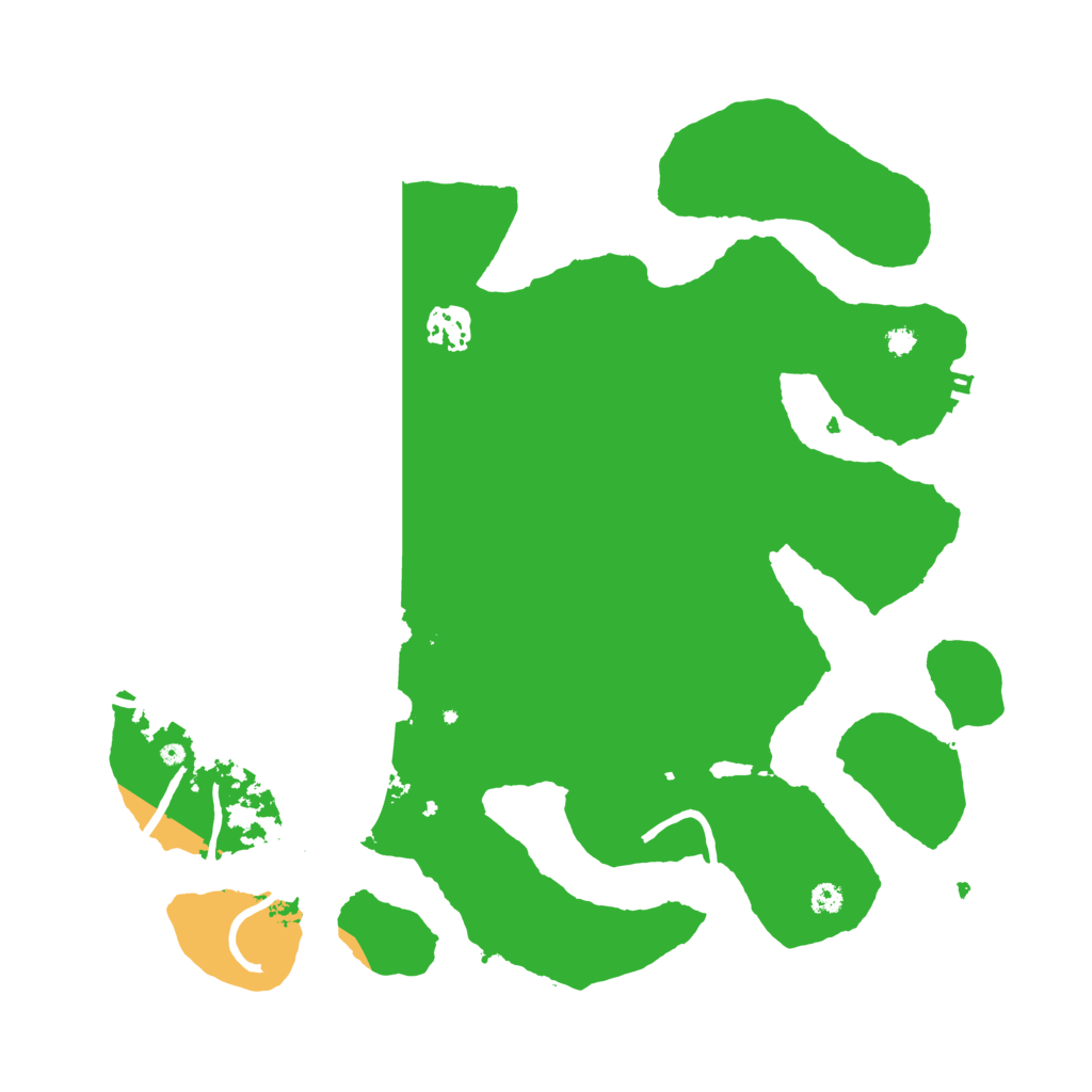 Biome Rust Map: Procedural Map, Size: 3500, Seed: 6475