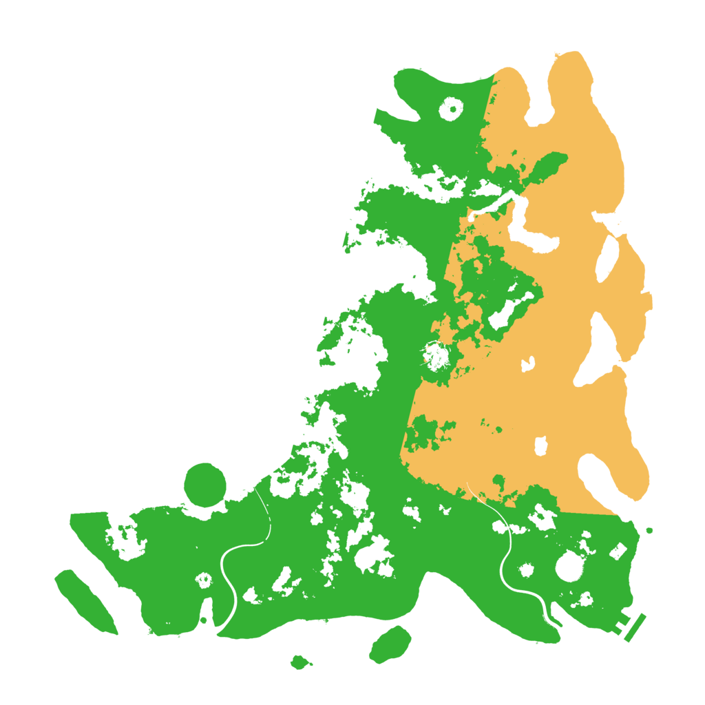 Biome Rust Map: Procedural Map, Size: 4500, Seed: 2065155870